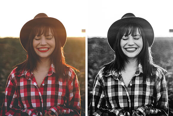 Couverture des préréglages Lightroom noir et blanc