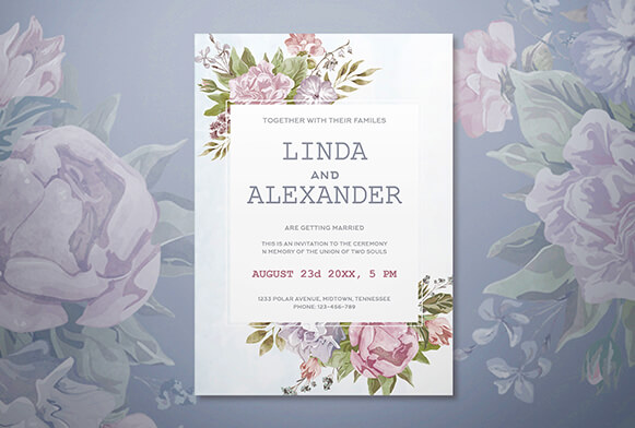 free wedding invitation templates banner