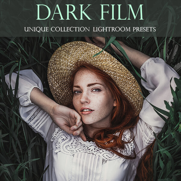 banner lr presets dark film collection