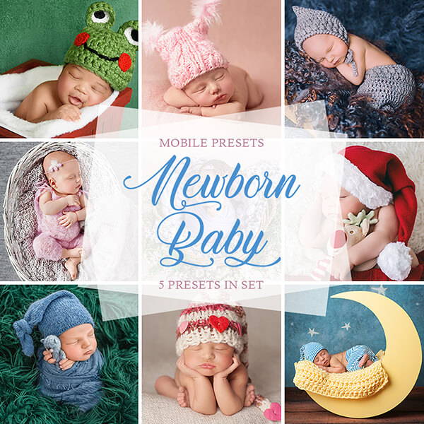 banner mobile presets newborn baby