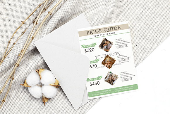 free photography marketing template