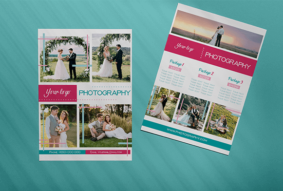 free photography marketing template