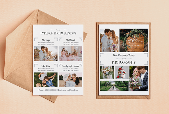 free photography marketing template